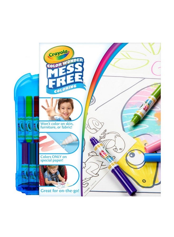 كرايولا مجموعة تلوين كرايولا كولور وندر ميسّ فري (50 قطعة فأكثر)، مجموعة فنية للأطفال الصغار، أقلام تلوين ميسّ فري، مستلزمات سلة عيد الفصح للأطفال الصغار، هدايا، 3 سنوات فأكثر - Image 2