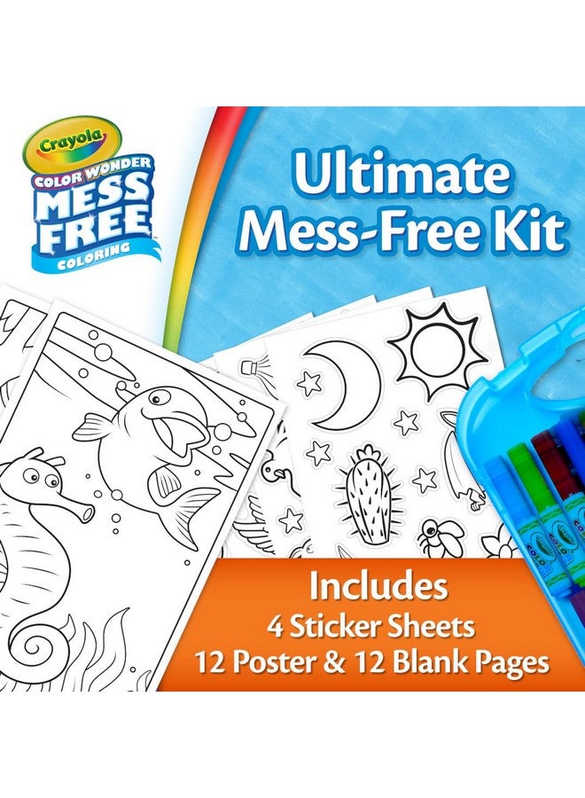 كرايولا مجموعة تلوين كرايولا كولور وندر ميسّ فري (50 قطعة فأكثر)، مجموعة فنية للأطفال الصغار، أقلام تلوين ميسّ فري، مستلزمات سلة عيد الفصح للأطفال الصغار، هدايا، 3 سنوات فأكثر - Image 3