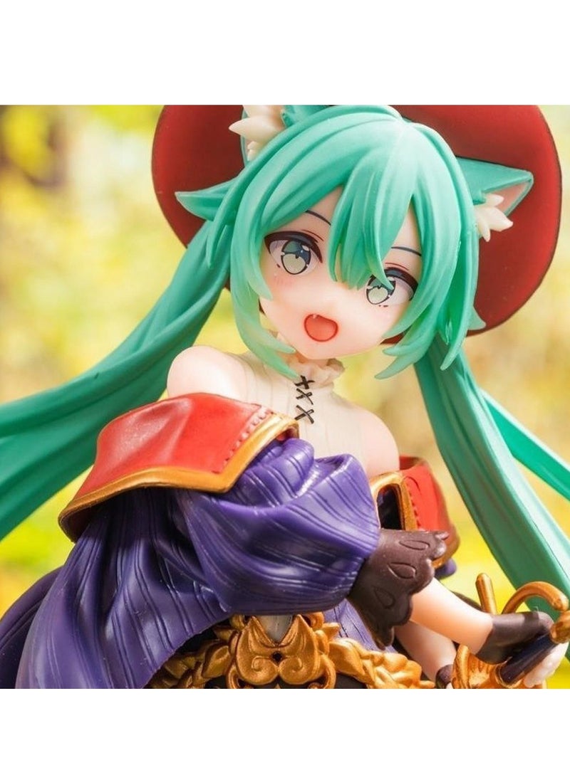 General Fairytale Wonderland Hatsune Miku Puss in Boots Hand-made Second Dimension Beautiful Girl Desktop Model Ornament Gift  - Image 3