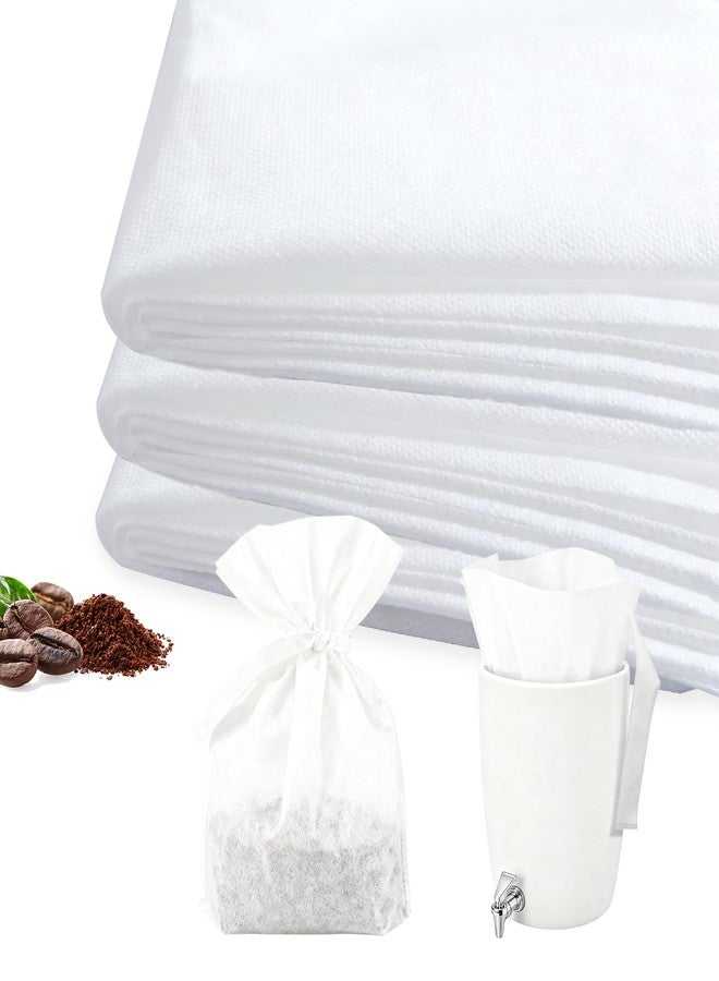 Joworthy 100 Pcs Cold Brew Coffee Filter Bags with Drawstring Compatible with Toddy Cold Brew System - 12" x 14" Disposable Fine Mesh Brewing Bags for Cold Brew Coffee or Iced Tea - Image 1