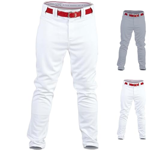 Rawlings | PRO 150 Series Baseball Pants | Adult Large | White| Relaxed Fit - Image 1