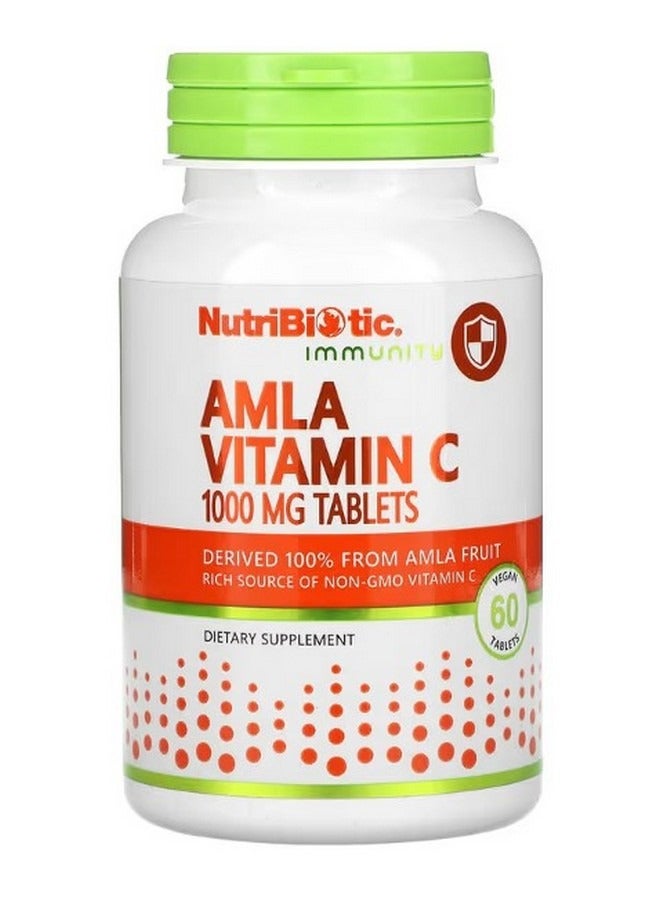 Nutribiotic Immunity Amla Vitamin C 1000 mg 60 Vegan Tablets - Image 1
