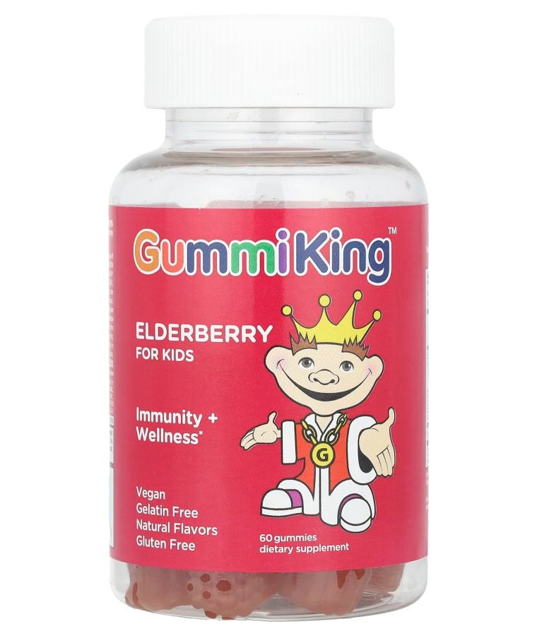 Elderberry for Kids Immunity + Wellness Lemon Raspberry 60 Gummies