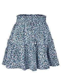 Blue Leopard Print