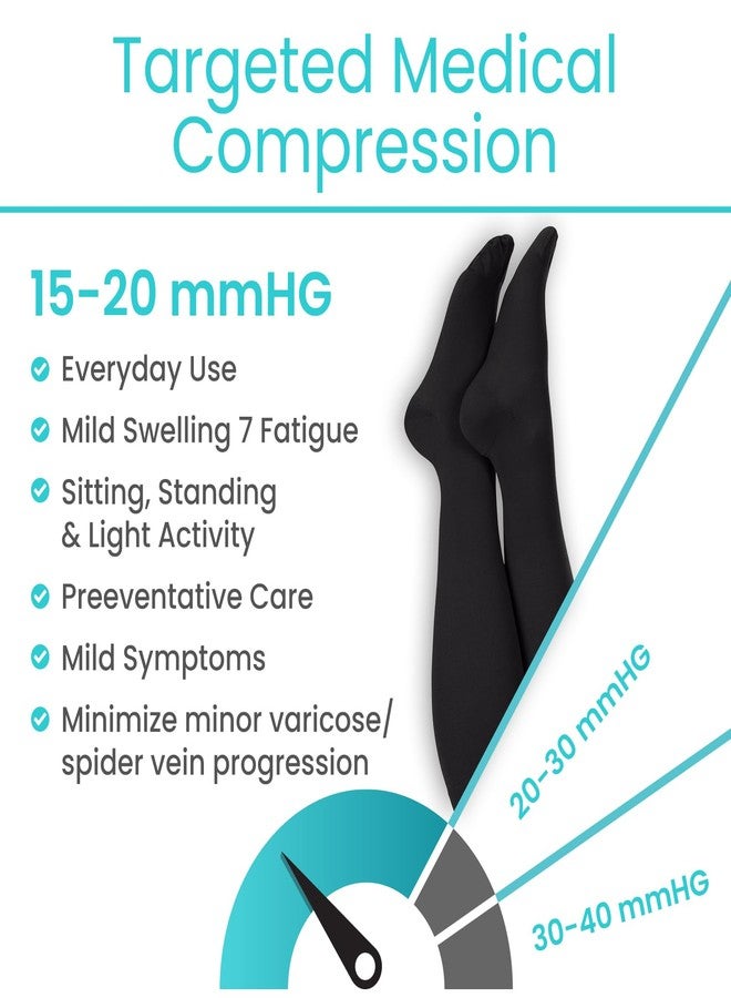 Vive TruCompress Compression Stockings V2 Large Black - Image 2