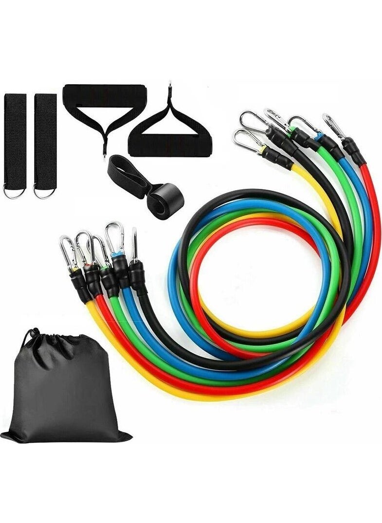 Clifton 5-Piece Multifunctional Strength Training Resistance Band Set - 11 Pieces  - Image 4