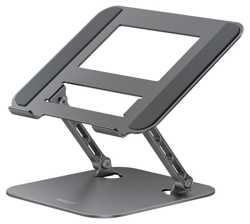 بيجانت Adjustable Laptop Stand for Desk, Ergonomic Portable Foldable Steel 10-16 Laptop Organizer, Lightweight Notebook Holder for Home Office Travel, Compatible with MacBook Dell HP Lenovo ASUS - Image 1