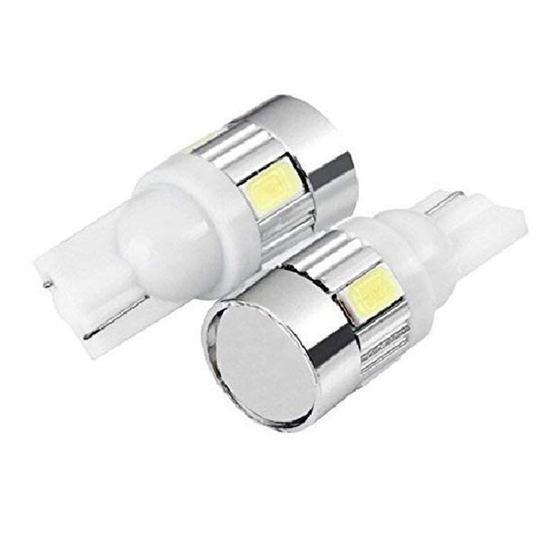 Casago CS6PW2P T10 Led Parking Light 6 SMD Car Interior/Dashboard Licence Plate Dome Bulb for Bike/Motorcycle and Cars (1W, White) - Image 5