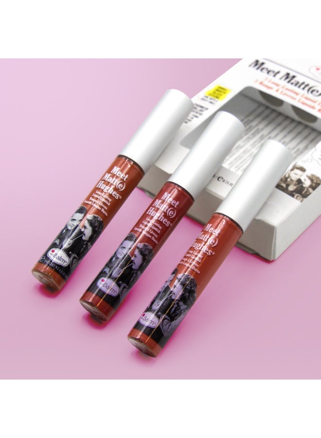 theBalm Meet Matte Hughe 3 Full Size Lip Assorted Trios - Image 2