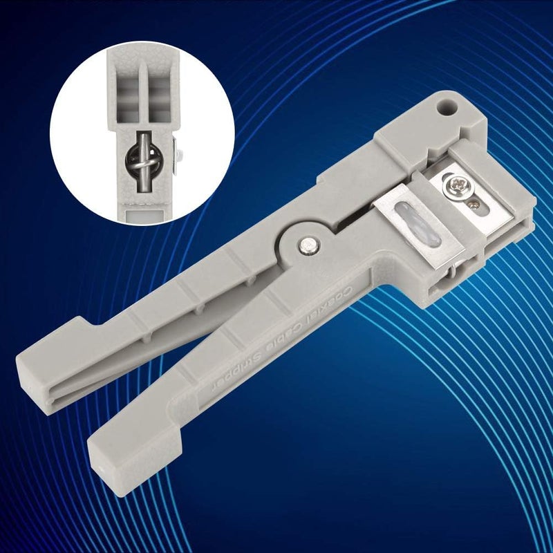 woobles Fiber Optic Jacket Stripper Coax Stripper Tool Cable Slitter Fiber Splicing Tools,cable Stripper,adjustable Cable Stripping Knife Fiber Optic Tool 45 163 45 162 Practical For Screen Twisted Pair- - Image 2