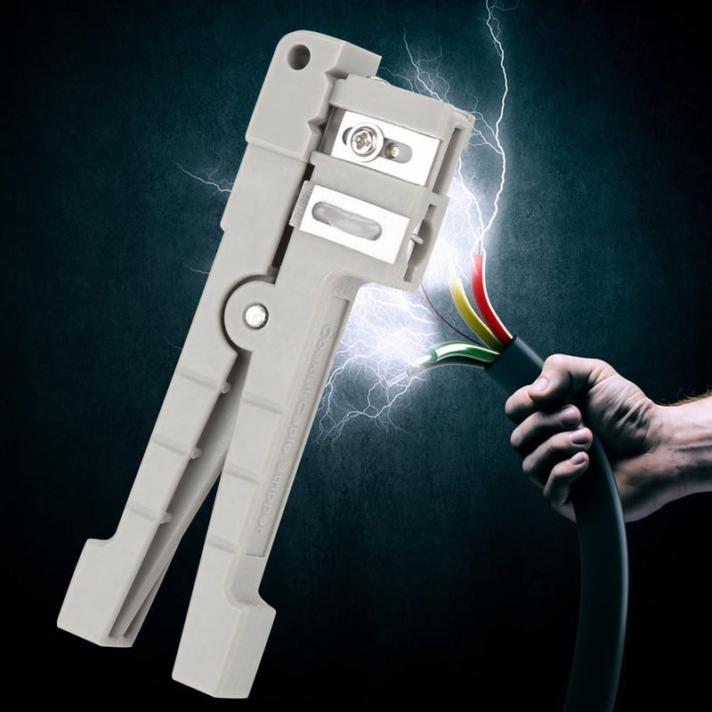 woobles Fiber Optic Jacket Stripper Coax Stripper Tool Cable Slitter Fiber Splicing Tools,cable Stripper,adjustable Cable Stripping Knife Fiber Optic Tool 45 163 45 162 Practical For Screen Twisted Pair- - Image 3