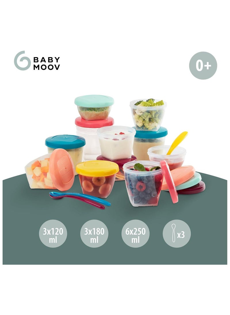 babymoov Baby Moov Babybols Food Containers 12 pcs  - Image 1