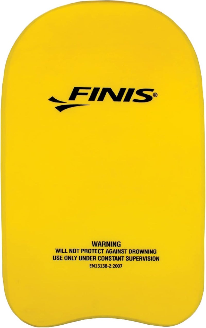 FINIS Foam Kickboard for Swim Training - Builds Leg Strength - Soft EVA Foam - Comfortable Grip - Yellow - Image 1
