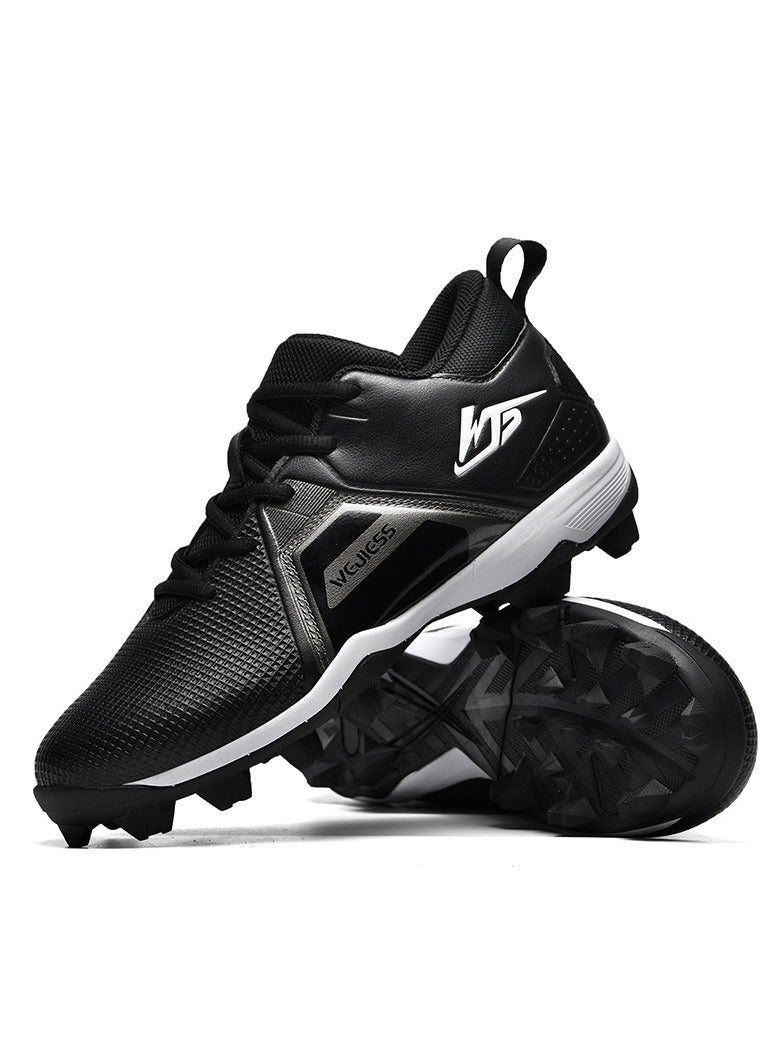 SKT Shiketro New Lace-up Soccer Shoes, Sneakers, Baseball Shoes, Softball Shoes, Tennis Shoes, Outdoor Training Shoes Comfortable Breathable for Men and Women  - Image 1