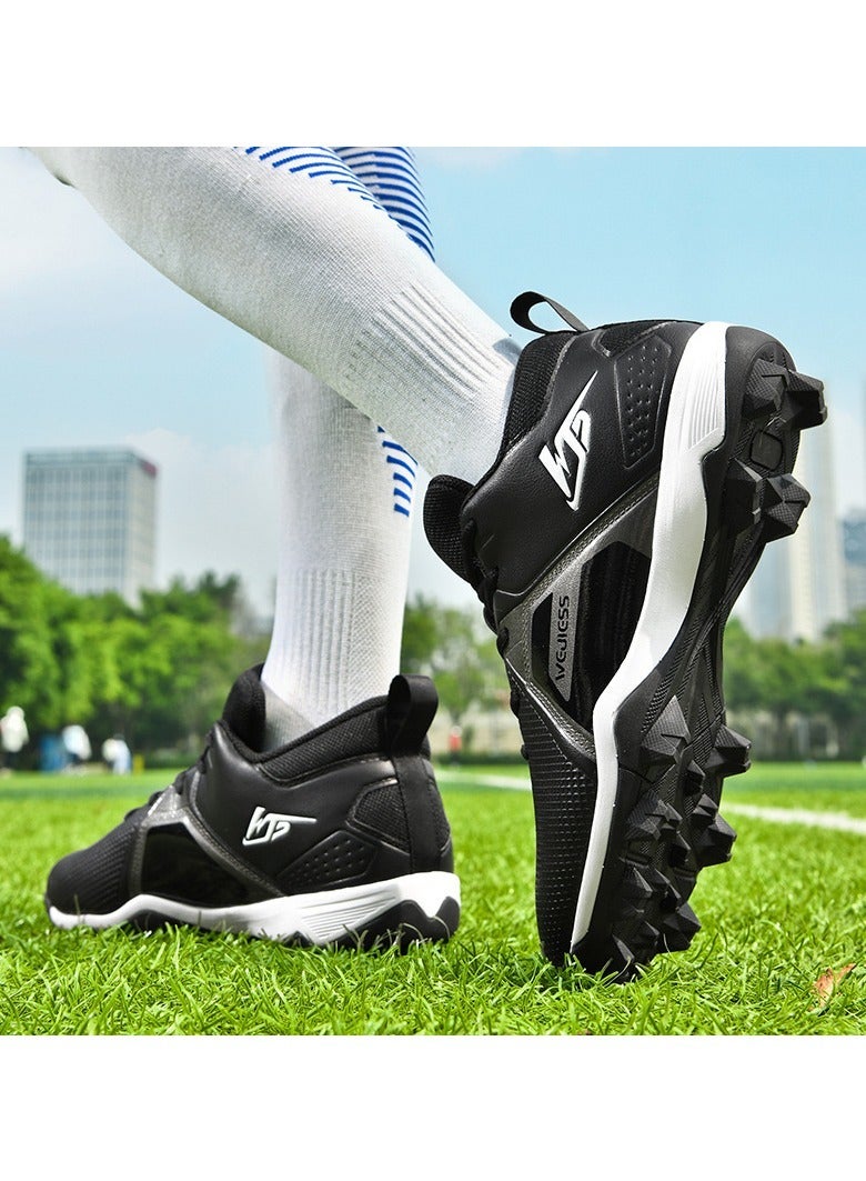 SKT Shiketro New Lace-up Soccer Shoes, Sneakers, Baseball Shoes, Softball Shoes, Tennis Shoes, Outdoor Training Shoes Comfortable Breathable for Men and Women  - Image 2