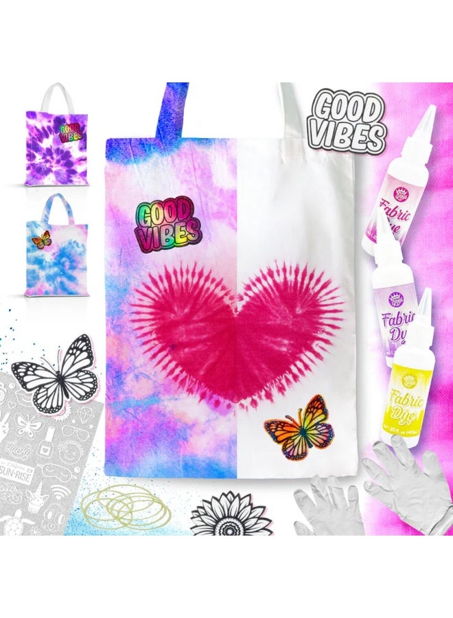 WeCool مجموعة طلاء حقيبة القماش القابلة للتخصيص من وي كول أكتيفيتي كينغز iLY DIY تTie Dye - Image 1