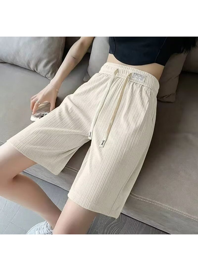 Striped Athletic Shorts Unisex Casual Summer Black  - Image 2
