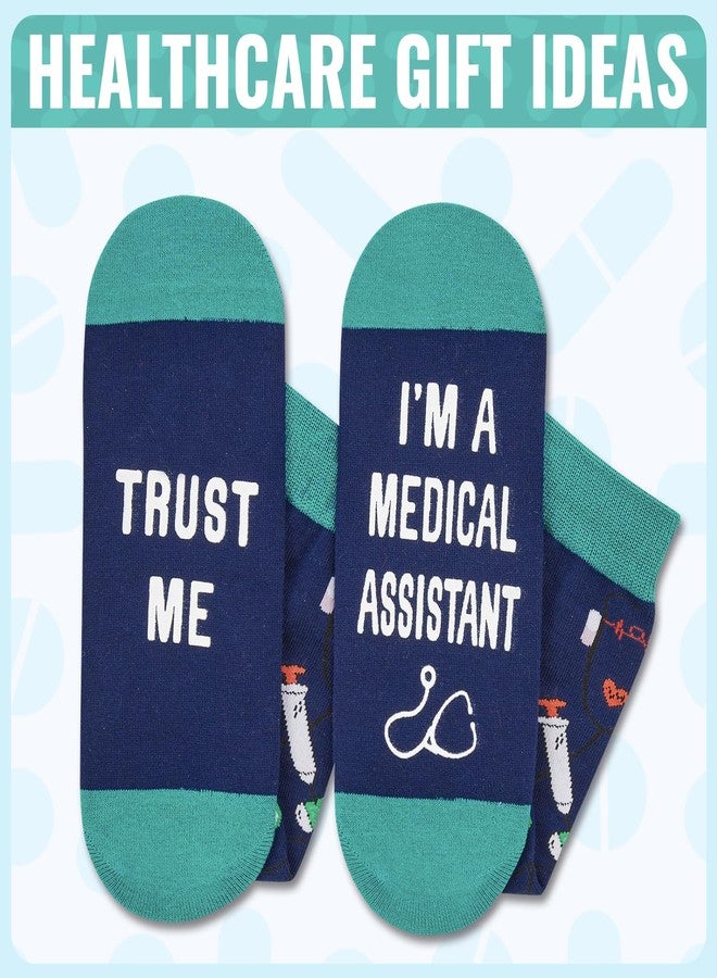Happy Pop HAPPYPOP Medical Assistant Gifts - Medical Assistant Week Gifts for Women Men, CMA Gift, MA Appreciation, CMA Week Gift Socks - Image 4