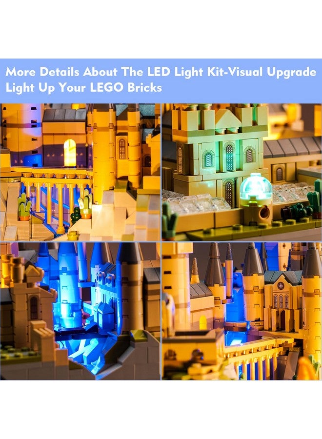 Vonado Led Light Kit For Lego Hogwarts Castle And Grounds 76419, Creative Lighting Set Accessories Compatible With Lego 76419 For Fans (Lights Only, No Models) - Image 2