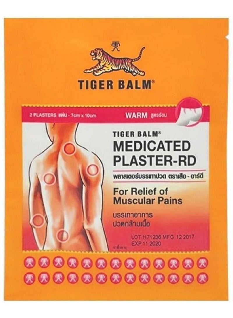 Tiger Balm Pain Relief Medicated Warm Plaster (Pack of 5) - Image 3