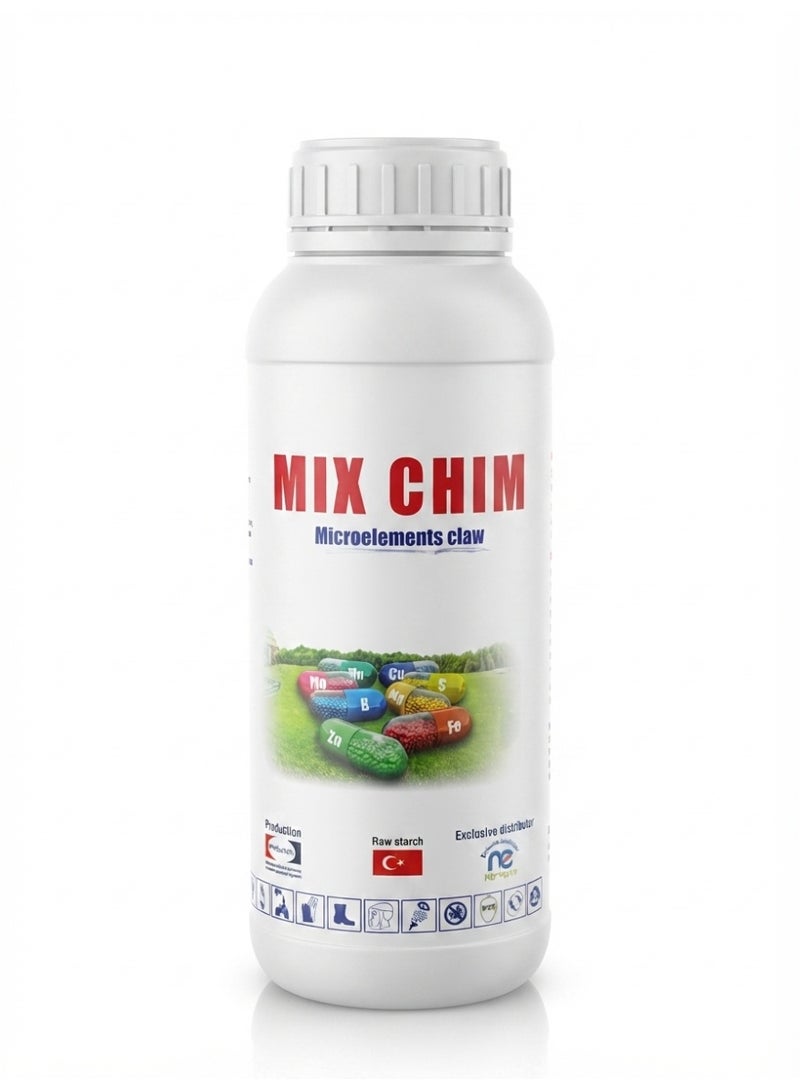 MIX CHIM Microelements Claw Highly Effective Chelated Micronutrients Fertilizer - 1 Liter