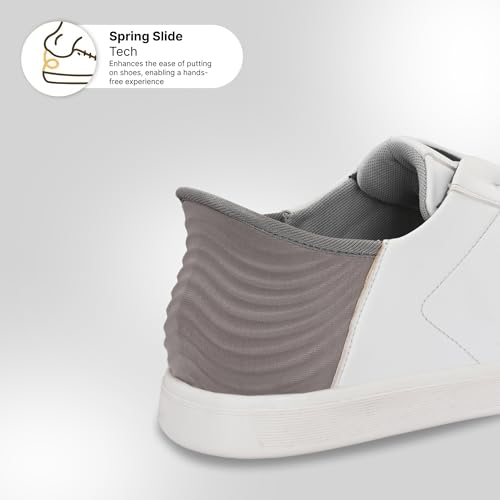 Cruiser White-Grey Casual Shoe for Mens - Image 5