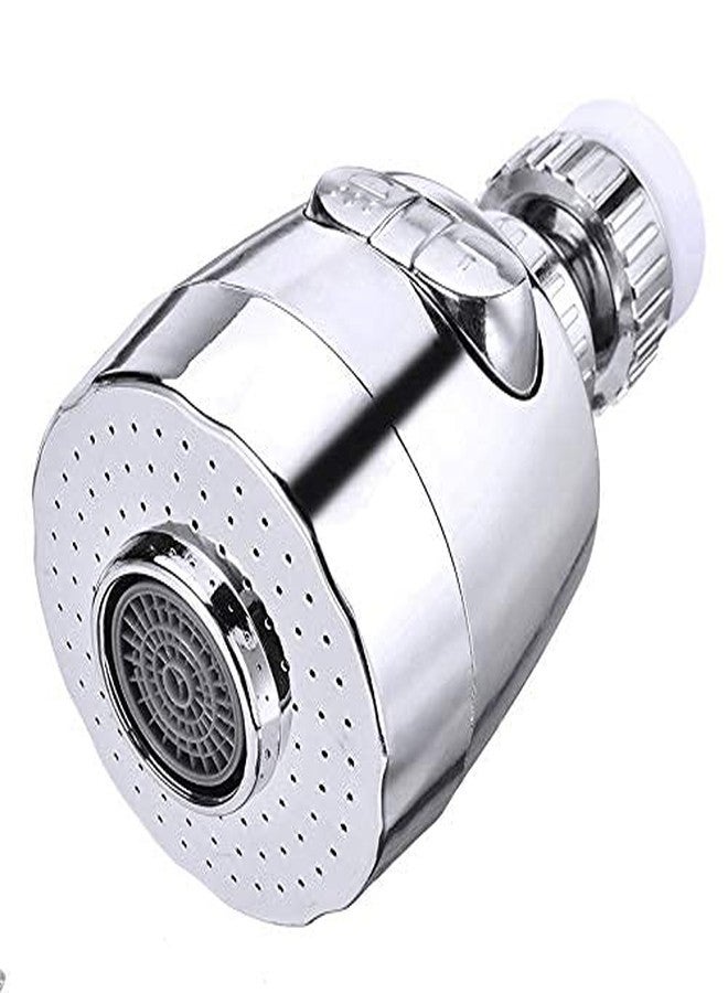 DLEST Sink Faucets Sprayer Attachment 360 Rotatable Kitchen Tap Head Replacement, Anti-Splash Silver Faucet Head Nozzle with Hose and Universal Connector (Faucet Head) - Image 1