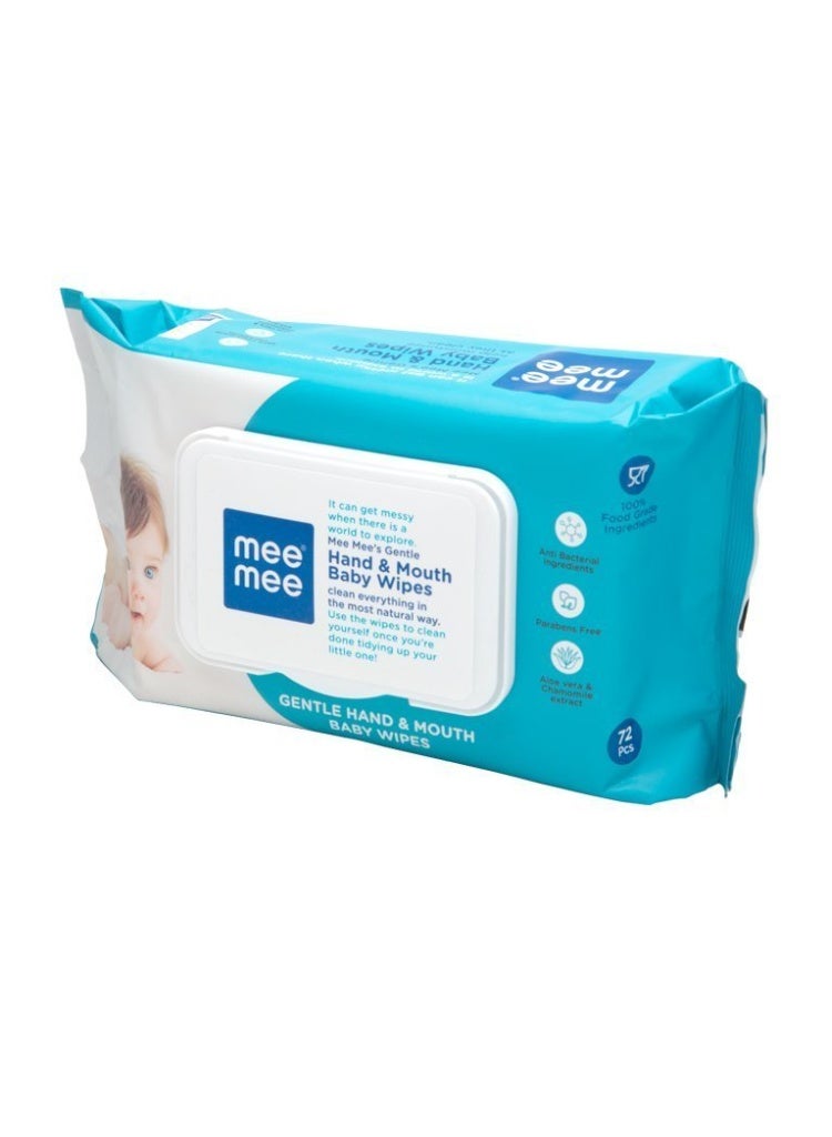 Mee Mee Safe Food Grade Wet Wipes For Clean Your Baby Mouth and Hands (Pack Of 1) - Image 2