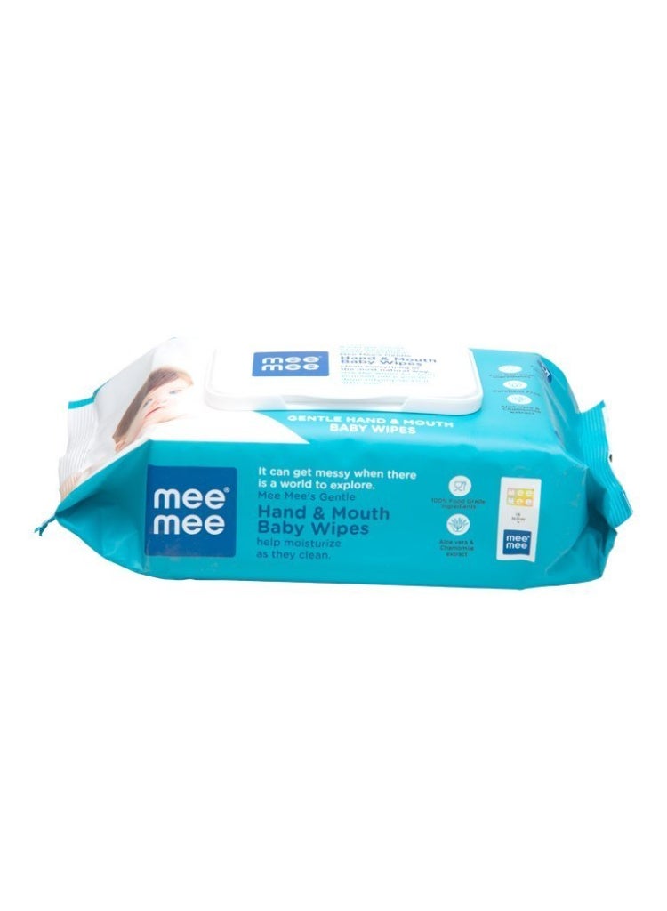 Mee Mee Safe Food Grade Wet Wipes For Clean Your Baby Mouth and Hands (Pack Of 1) - Image 3