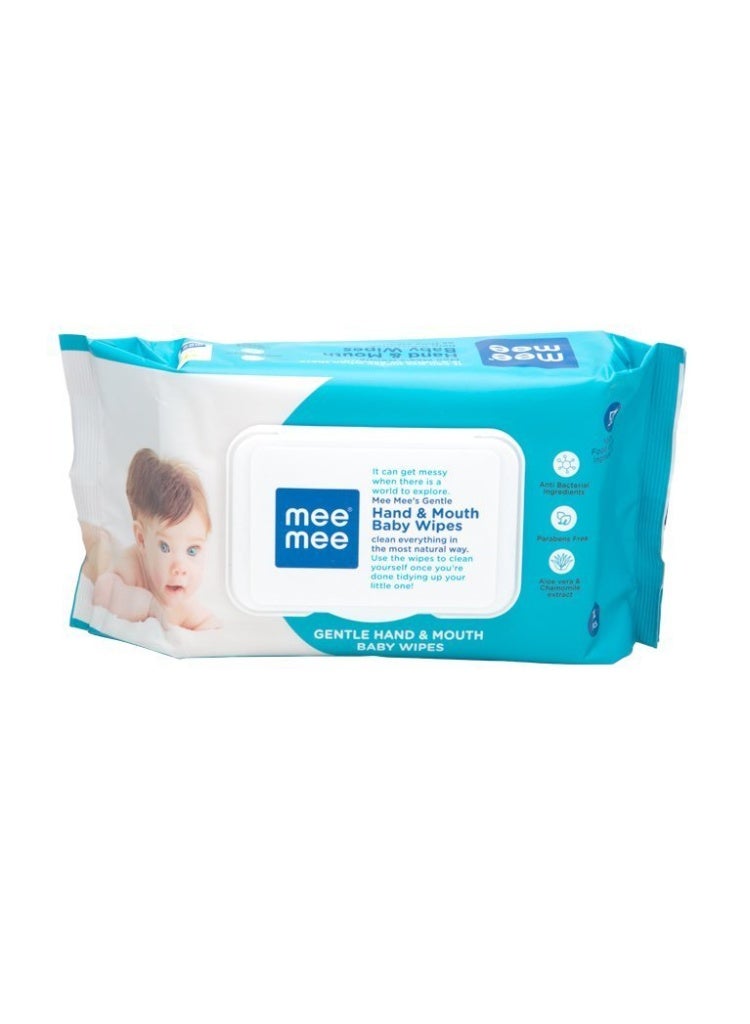 Mee Mee Safe Food Grade Wet Wipes For Clean Your Baby Mouth and Hands (Pack Of 1) - Image 1
