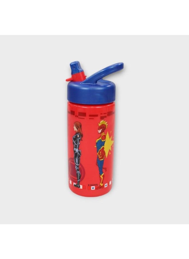 STOR Stor Avengers Sports Water Bottle with Straw and Built-in Handle 410ml 