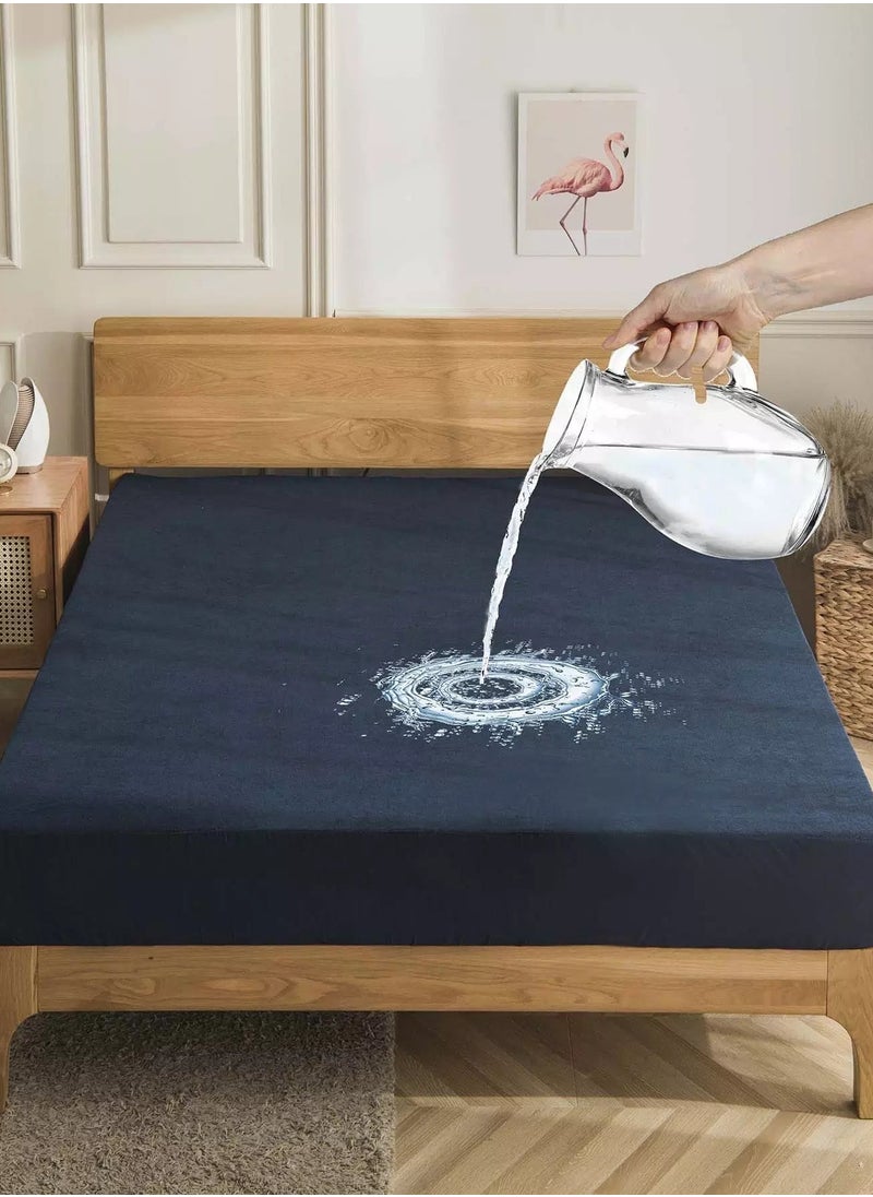 Generic Solid Color Water Proof Fitted Sheet  - Image 2