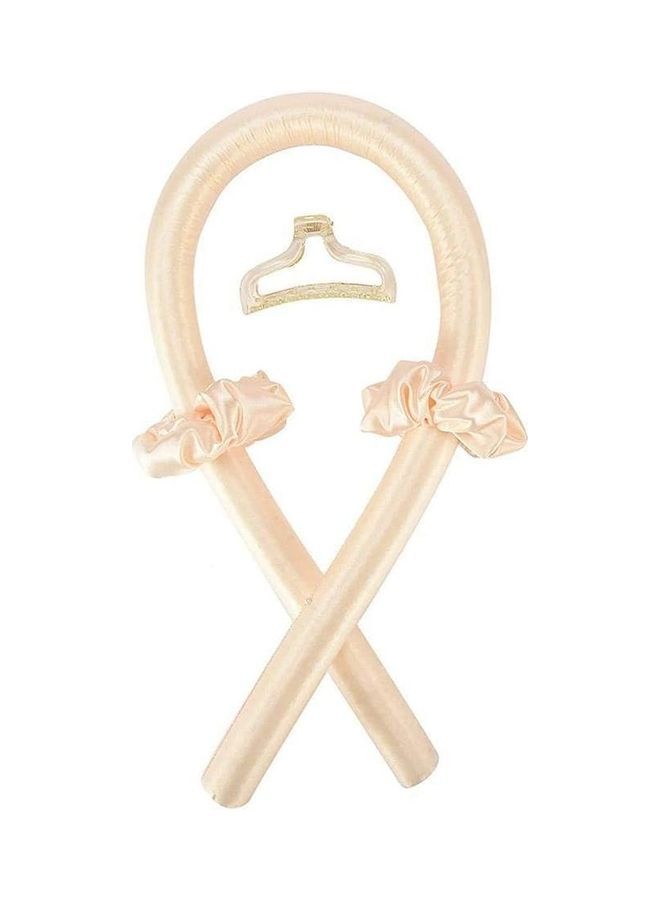 NIBEMINENT Heatless Curling Roller Set Beige - Image 1