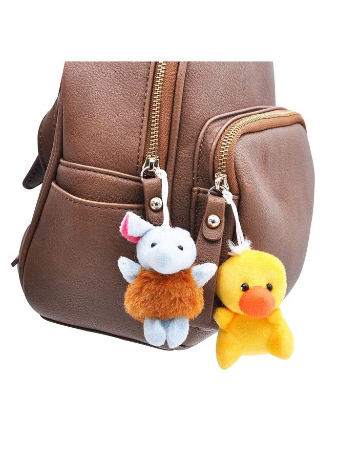 JOYIN 24 Pack Mini Animal Plush Toy Assortment (24 Units 3" Each), Animals Keychain Decoration for Kids, Small Stuffed Animal Bulk for Kids, Carnival Prizes, School Gifts, Valentine's Day Party Favors - Image 5