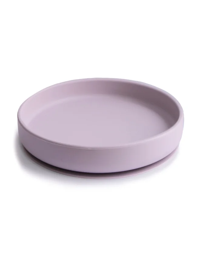 mushie Classic Silicone Suction Plate Soft Lilac
