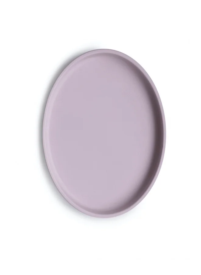 mushie Classic Silicone Suction Plate Soft Lilac
