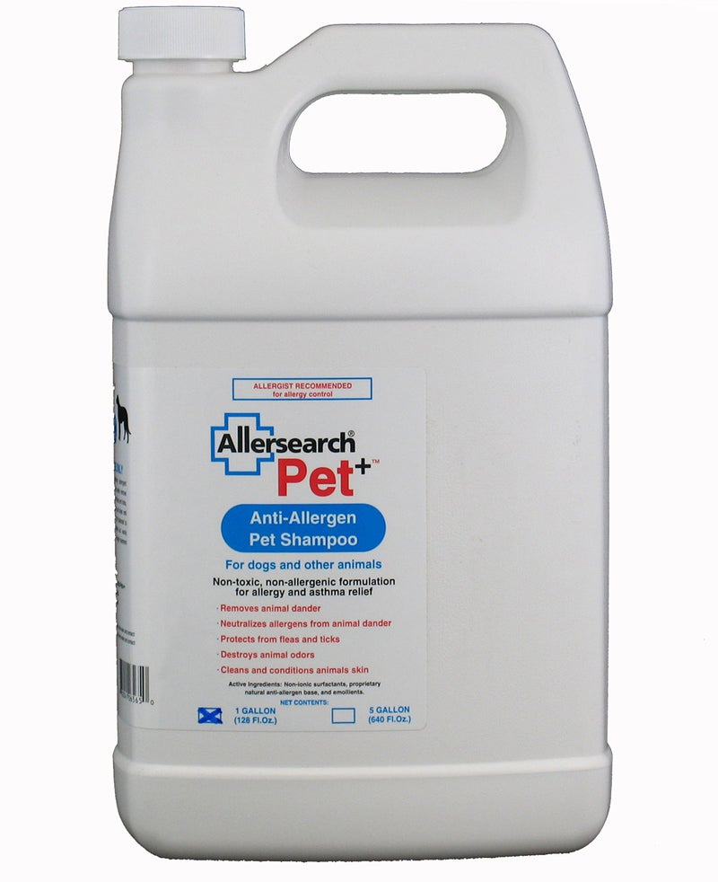 Allersearch Pet+ Anti-Allergen Shampoo, 128 oz - Image 1