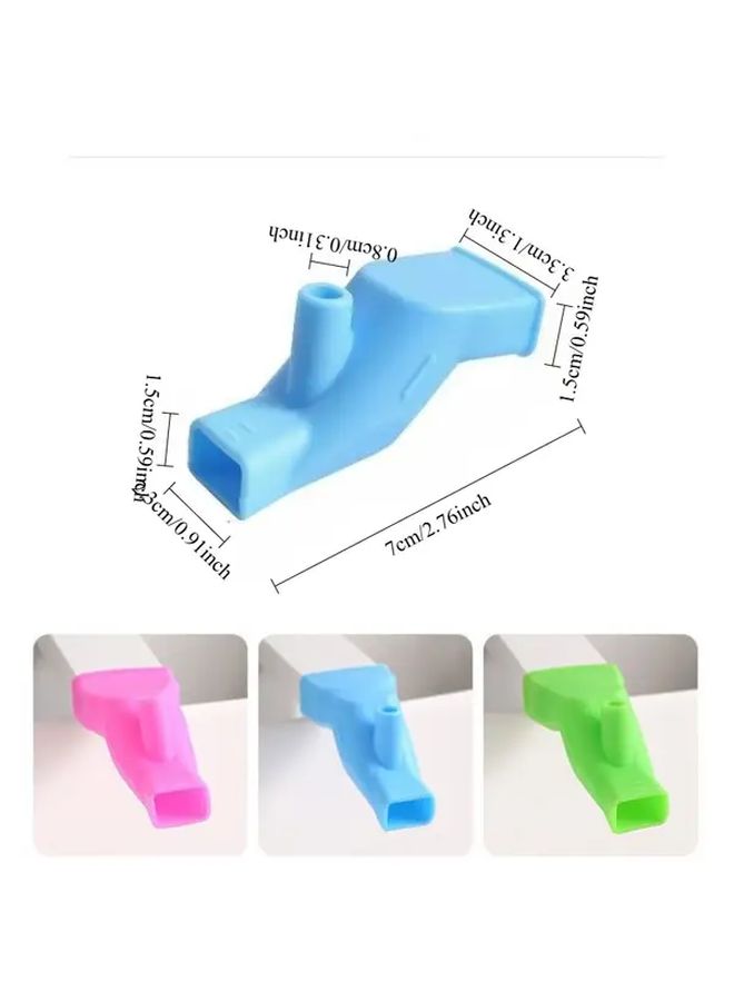 Pink Faucet Extender Connector With Splash Proof Silicone Water Guide For Sink Handwashing 1pc - Image 4