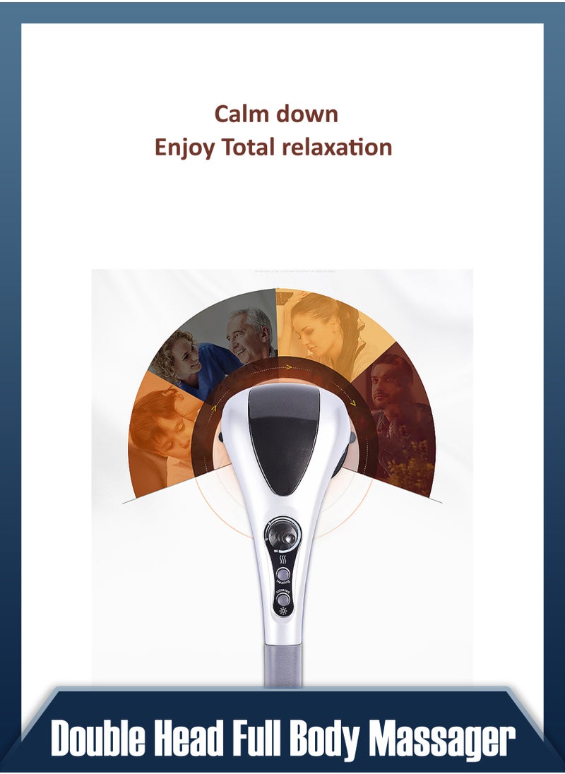 Handheld Full Body Massage with Heating, Vibration, and Infrared Deep Tissue Technology