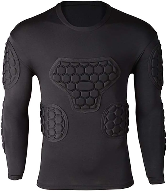 Shinestone Adult Men's Goalkeeper Armor BodyShield Padded Compression Shirt Pants and Short with Sponge Protector - Image 1