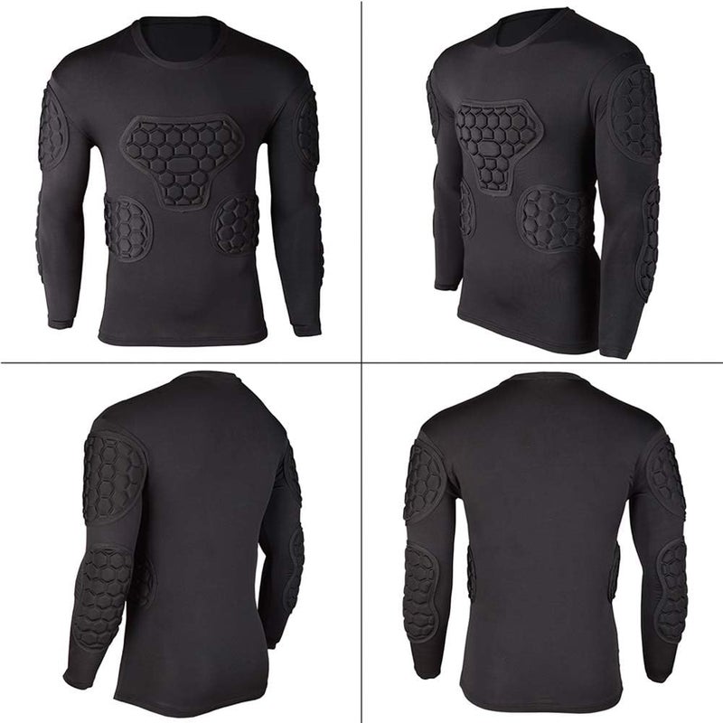 Shinestone Adult Men's Goalkeeper Armor BodyShield Padded Compression Shirt Pants and Short with Sponge Protector - Image 2
