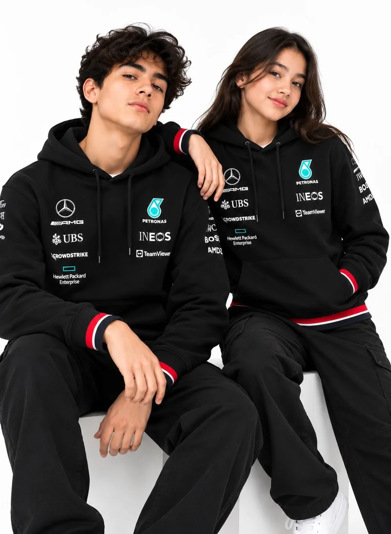 AMG Petronas Formula 1 Team Mercedes-AMG Petronas Formula 1 Team Kids' Pullover Hoodie, Black