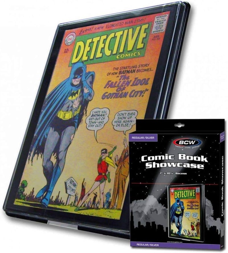 بي سي دبليو BCW Comic Book Showcase Frame - 1 Pack | إطار عرض الكتاب الهزلي الحالي/الحديث | عرض عرض للكتاب الهزلي | إطار صورة حامل الكتاب الهزلي | إطارات الكتب الهزلية للجدار - Image 1