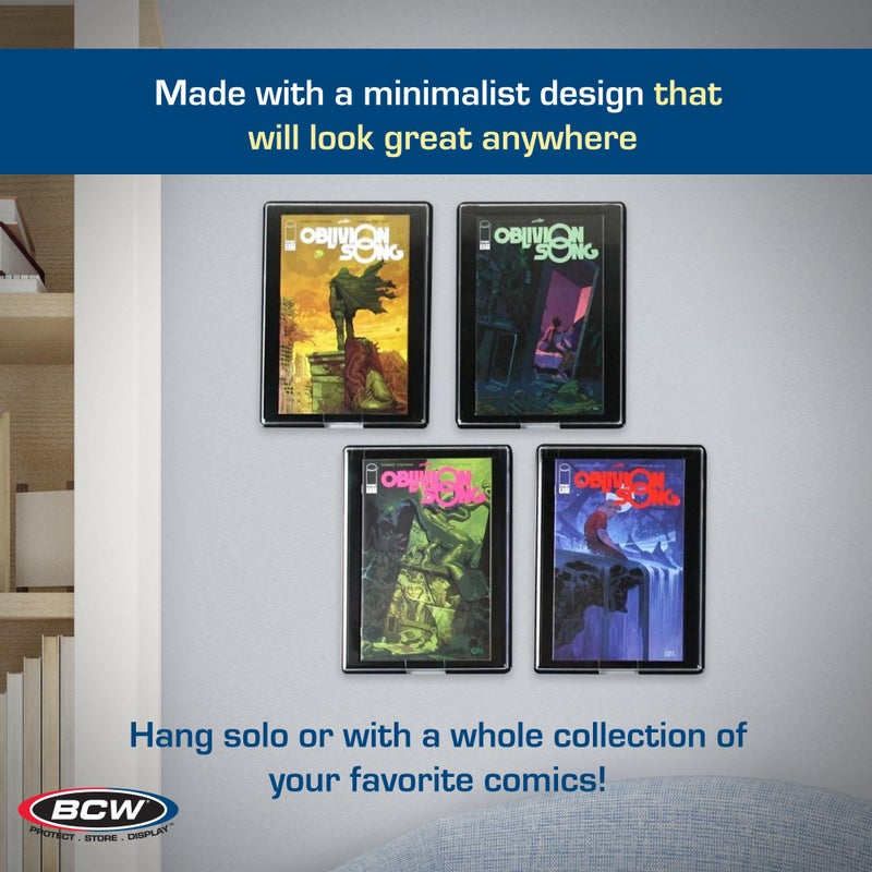 بي سي دبليو BCW Comic Book Showcase Frame - 1 Pack | إطار عرض الكتاب الهزلي الحالي/الحديث | عرض عرض للكتاب الهزلي | إطار صورة حامل الكتاب الهزلي | إطارات الكتب الهزلية للجدار - Image 5