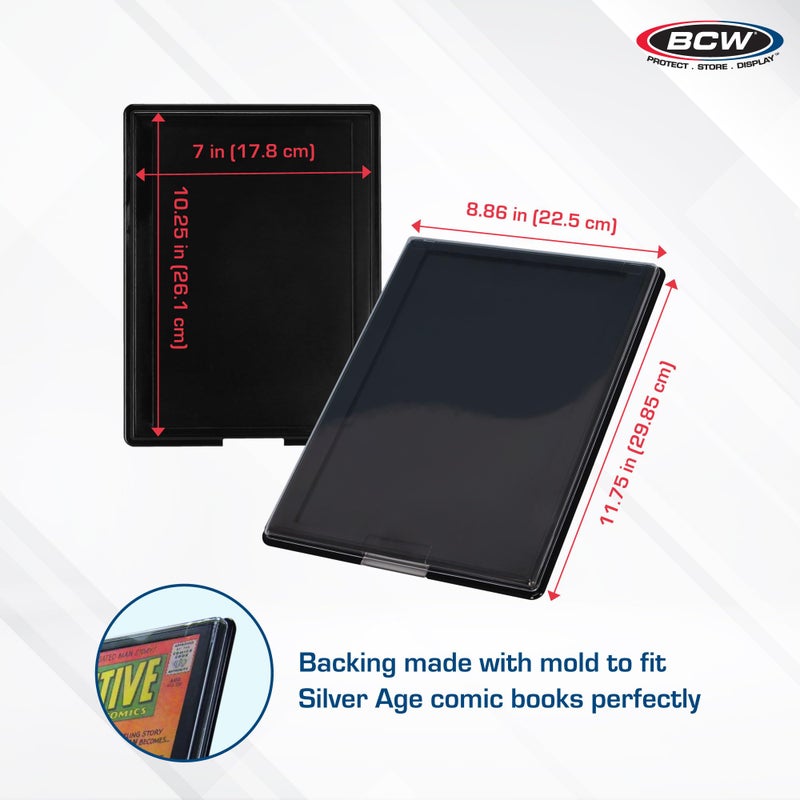 بي سي دبليو BCW Comic Book Showcase Frame - 1 Pack | إطار عرض الكتاب الهزلي الحالي/الحديث | عرض عرض للكتاب الهزلي | إطار صورة حامل الكتاب الهزلي | إطارات الكتب الهزلية للجدار - Image 2