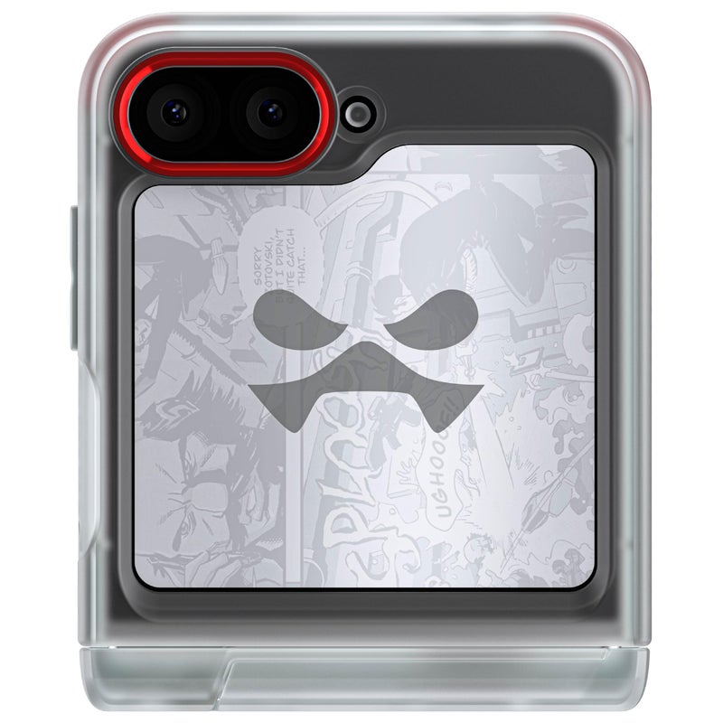 Ghostek Covert Clear Galaxy Z Flip 6 Case with Built-in Kickstand and Full Hinge Protection Shockproof Protective Phone Cover Designed for 2024 Samsung Galaxy Z Flip6 (6.7") (Clear) - Image 2