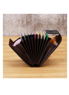 Generic (1Pc) Men Credit Card Holder Leather Purse for Cards Case Wallet for Credit ID Bank Card Holder Women Cardholder and Coins  - Image 2
