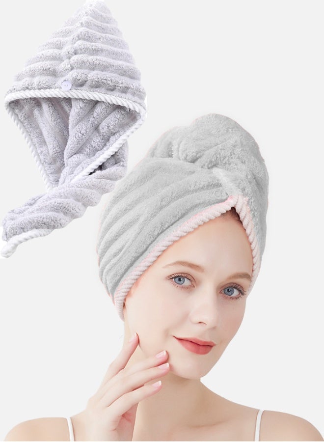 مس تيارا طقم مناشف، طقم مناشف حمام مكون من 3 قطع، 100% قطن ممشط، سريع الجفاف، ماص للغاية، مناشف حمام سميكة ناعمة للفنادق للاستحمام والسبا، تتضمن مجموعة المناشف مناشف حمام ومناشف يد وغطاء لتجفيف الشعر 80*150 سم - Image 3