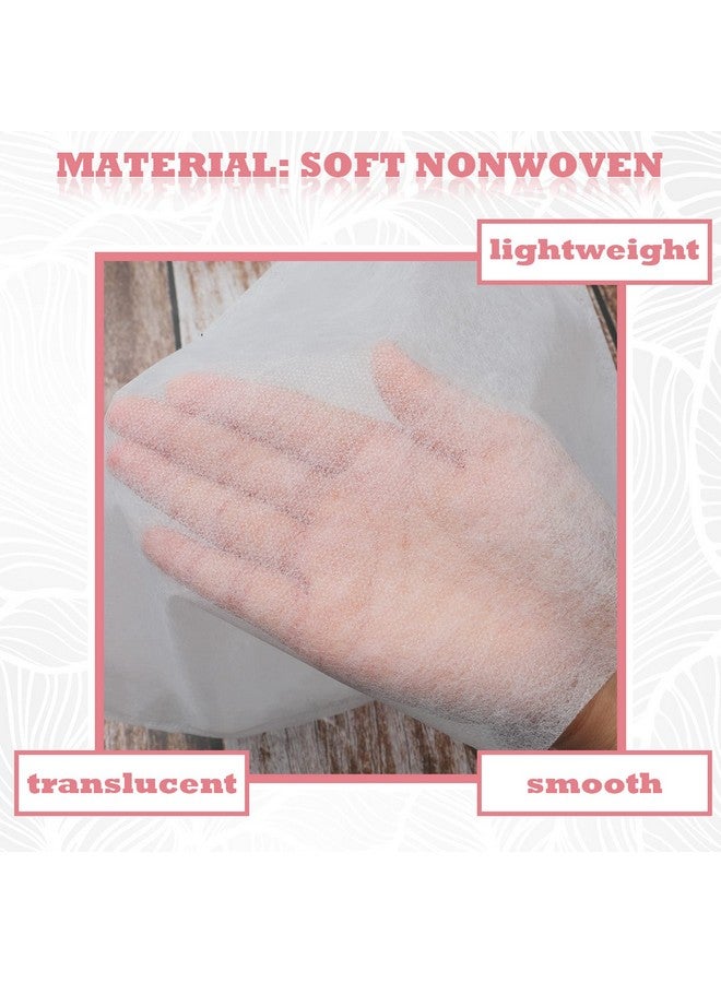 تيجيمي 50 قطعة غطاء حماية لمكياج الوجه، قناع تجميلي للاستعمال مرة واحدة، واقي للمكياج والملابس، فستان غير منسوج، غطاء وجه للمكياج، قناع وجه للنساء والفتيات، مستلزمات غرفة تغيير الملابس - Image 4