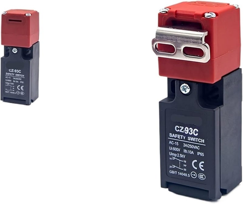 CZ 93CPM02 Safety Door Interlock Switch Key Lock K1 K2 K3 Limit Travel Switch 2NC 1NO 1NC 24V 220V - Image 2